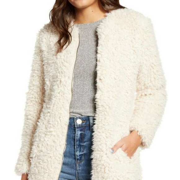 Bbdakota Teddy Bear Faux Fur Coat 